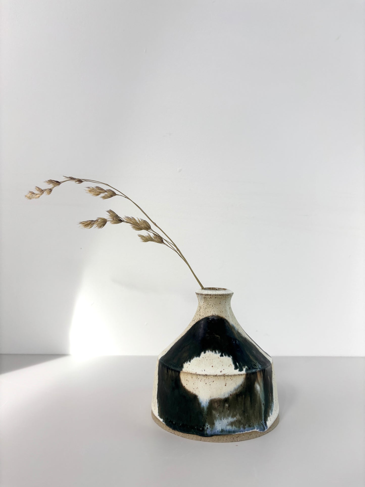Wide bottle vase
