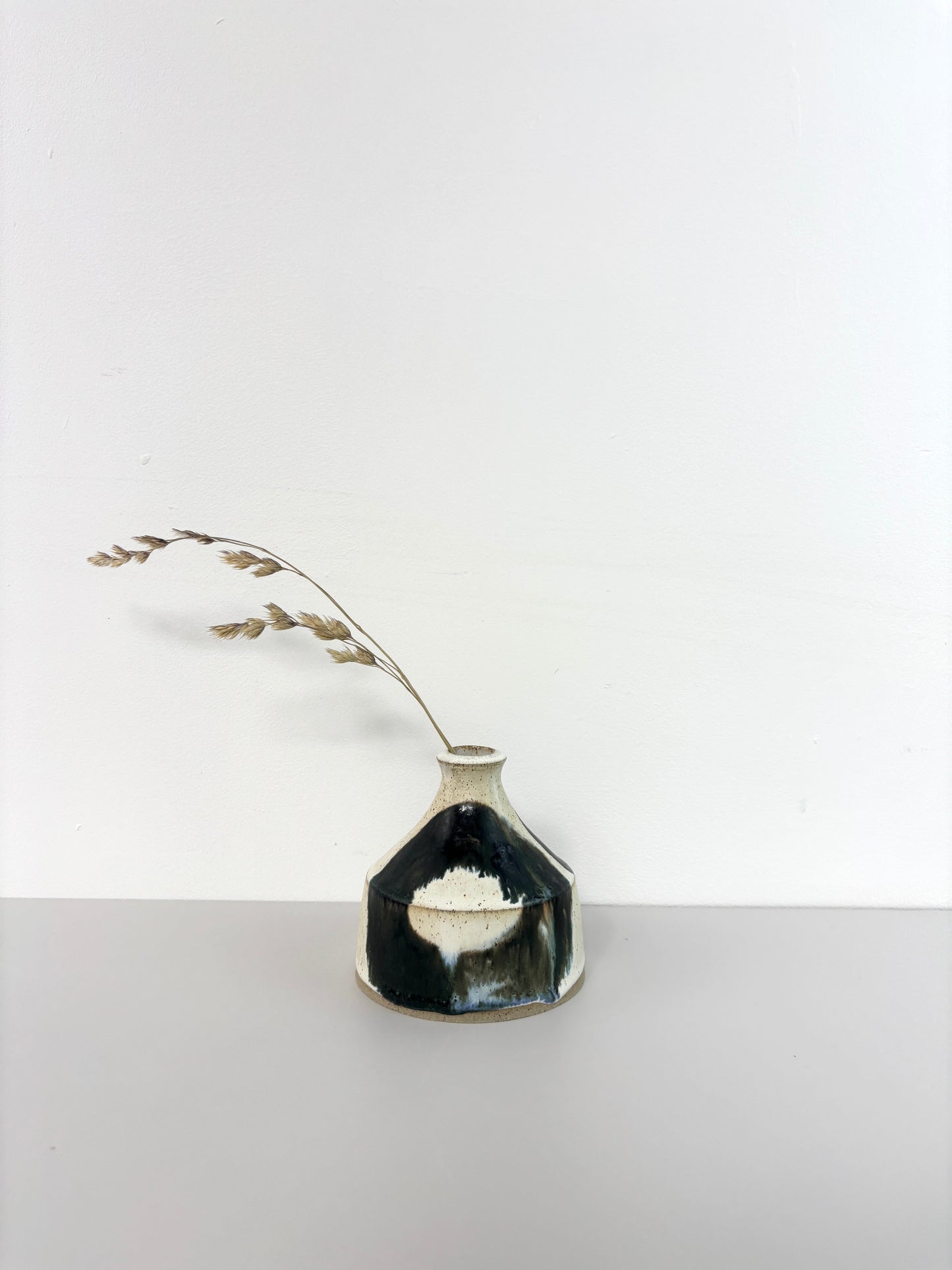 Wide bottle vase