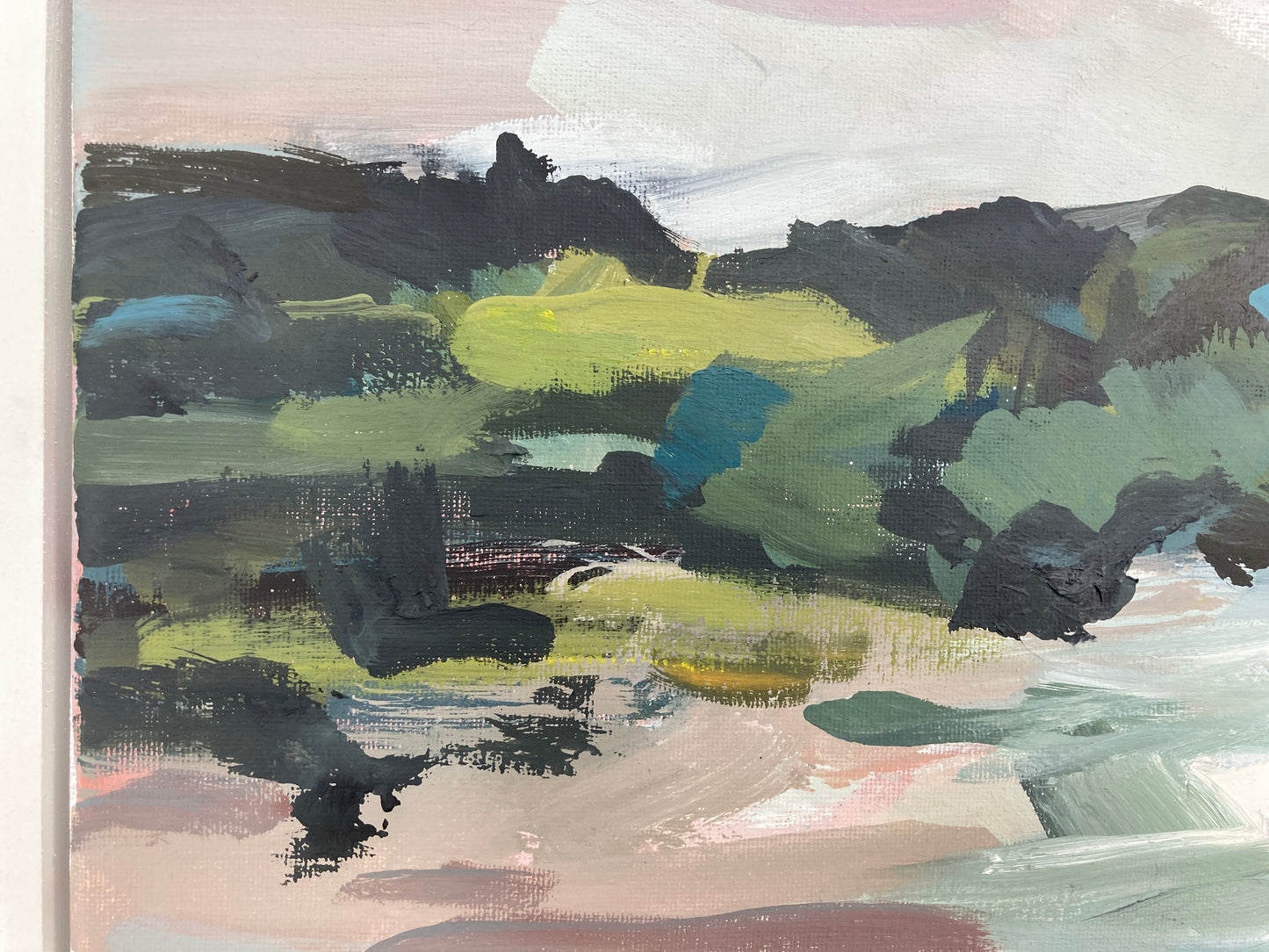 Summer Cove Oil Painting
