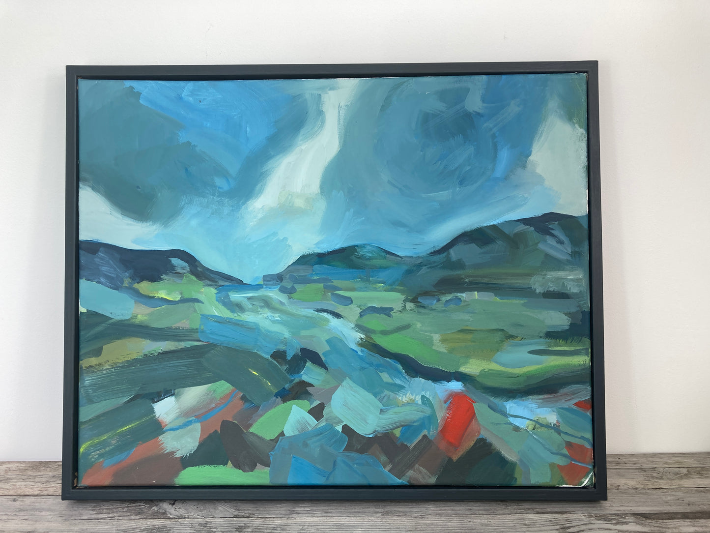 Blue and Green Landscape