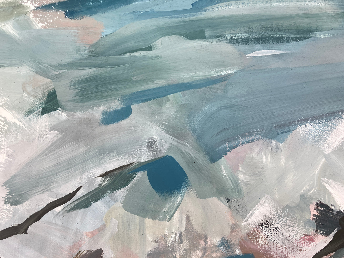 Summer Cove Oil Painting