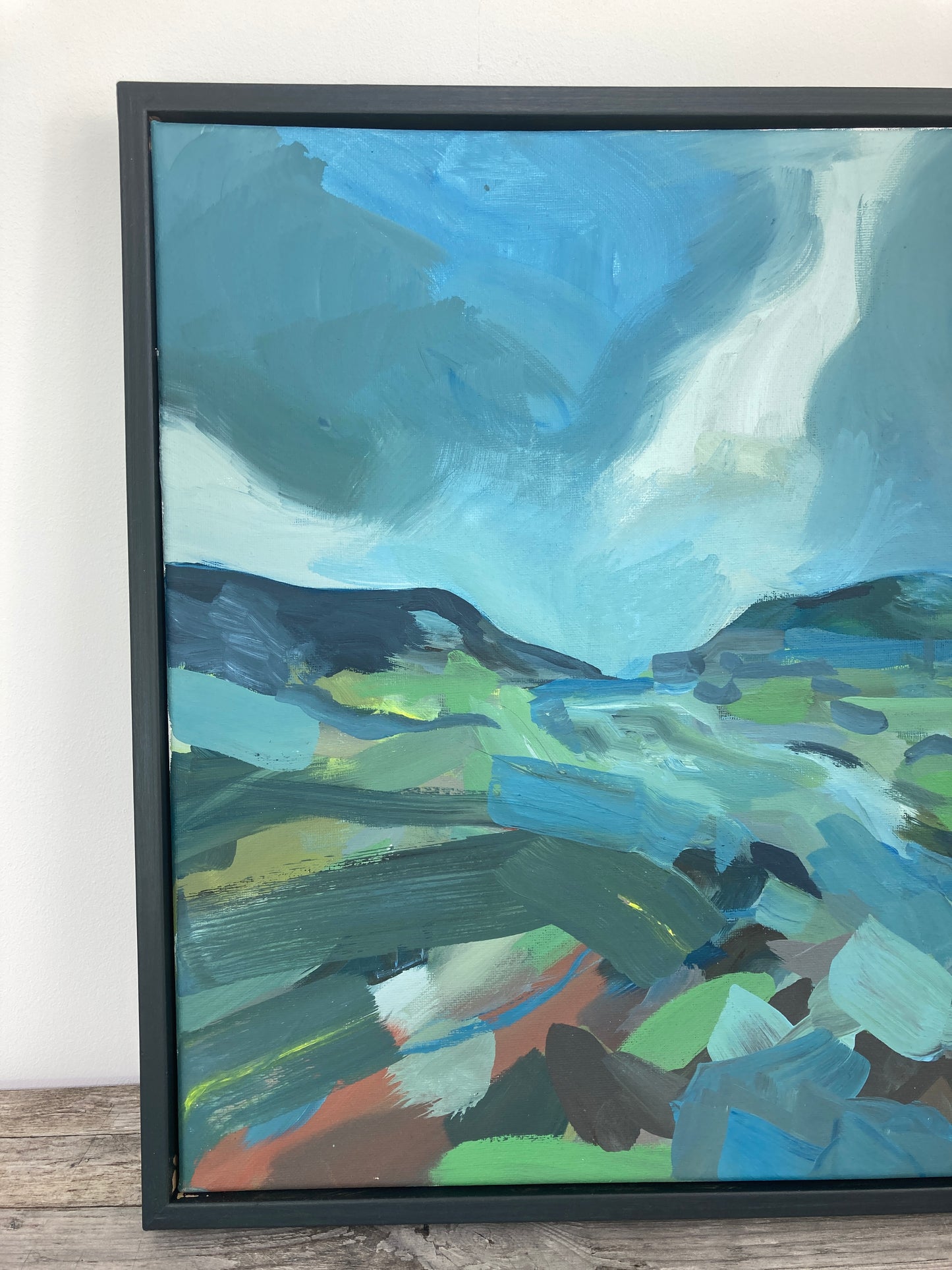 Blue and Green Landscape