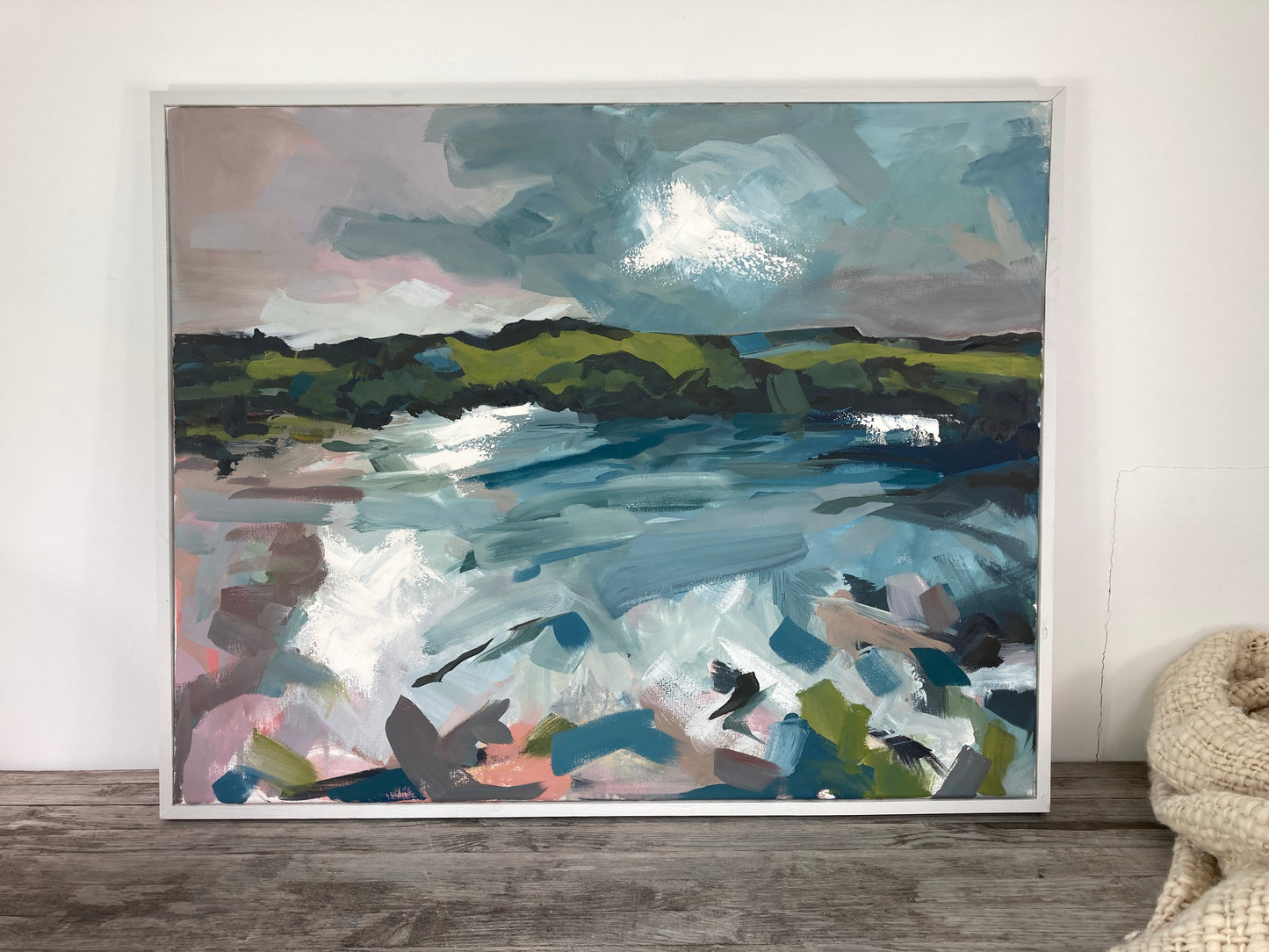 Summer Cove Oil Painting